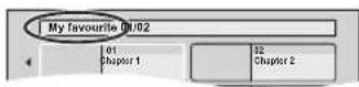 PANASONIC DMR-BWT800 - Select "Disc Name", then press [OK]. - 2