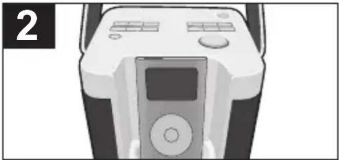 MEMOREX PartyCube - USING AN iPod/iPhone WITH THIS UNIT - 2