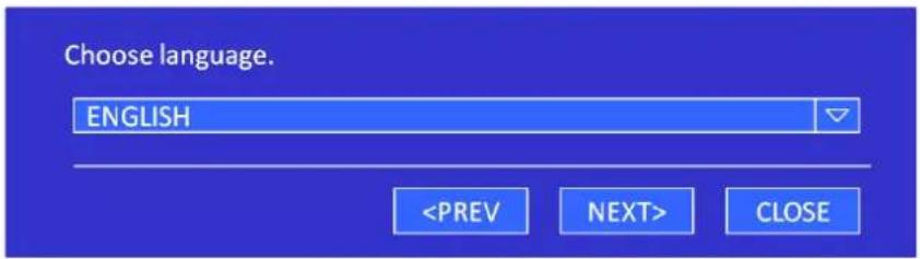 Choose language. ENGLISH CLOSE