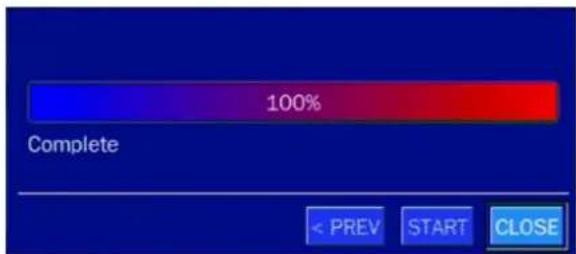 100% Complete < PREV START CLOSE