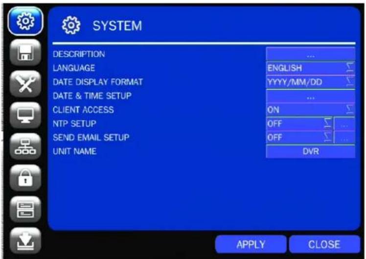 Speco Technologies D8RS - 2-3. Setting NTP (Network Time Protocol) - 1