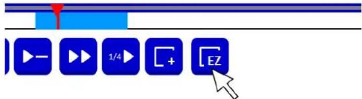 User interface buttons with play, pause, inverse, plus, and EZ options, featuring a cursor pointer