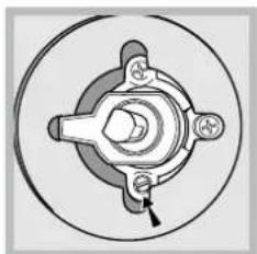 INDESIT K1G21(X)/R - Adjusting the gas oven burner's minimum setting: - 2