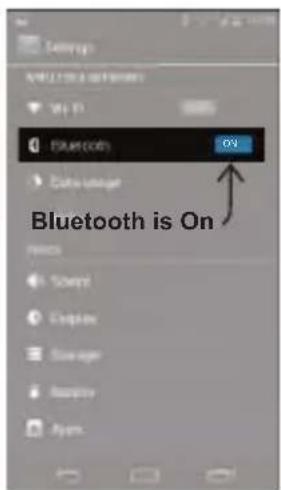 Bluetooth is On