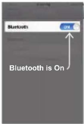 Bluetooth ON Bluetooth is On