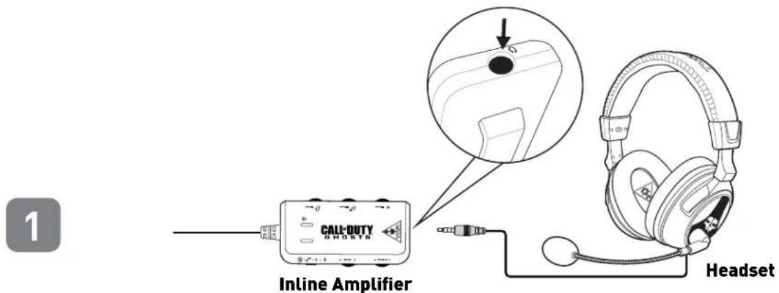 1 CALL-DUTY GHOSTR Inline Amplifier Headset