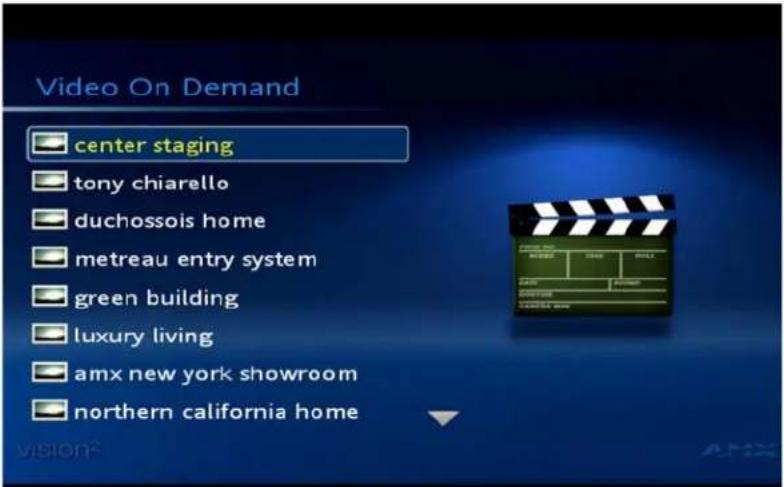 Video On Demand center staging tony chiarello duchossois home metreau entry system green building luxury living amx new york showroom northern california home