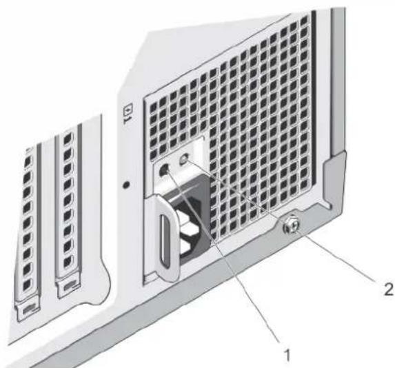 DELL 17154738.2-5 - Codes du voyant du bloc d'alimentation non redondant - 1