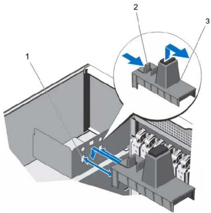 DELL 17154738.2-5 - Retrait du support de la carte PCIe - 3
