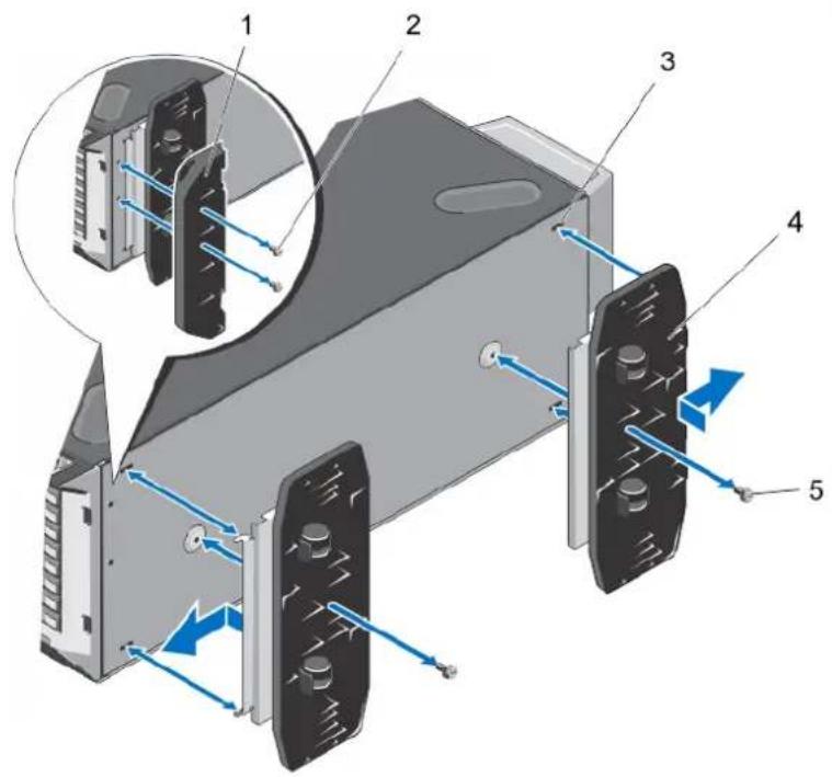 DELL 17154738.2-5 - Retrait de l'assemblage de la roue - 1