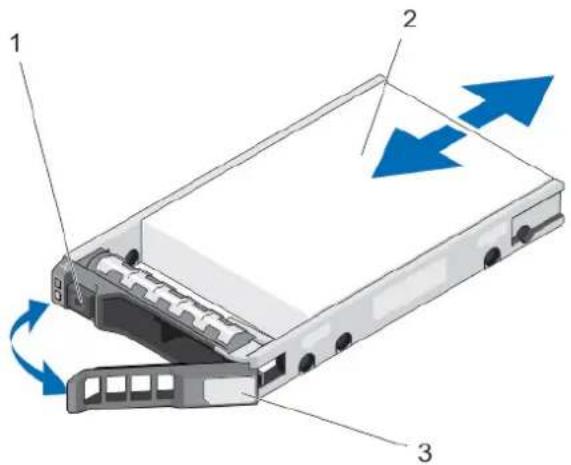 DELL 17154738.2-5 - Retrait d'un disque dur remplaçable à chaud - 3