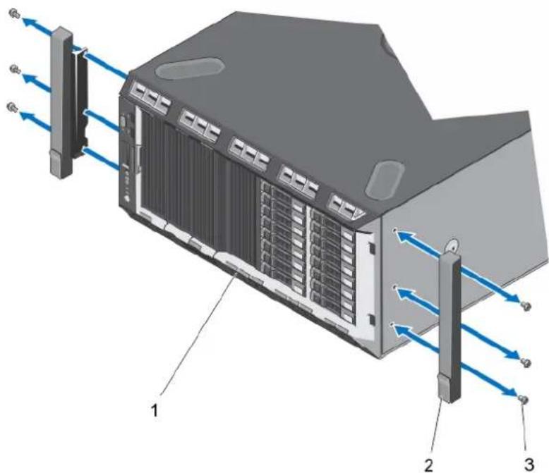 DELL 17154738.2-5 - Préparation d'un système à la conversion du mode Tower (Tour) vers le mode Rack - 2