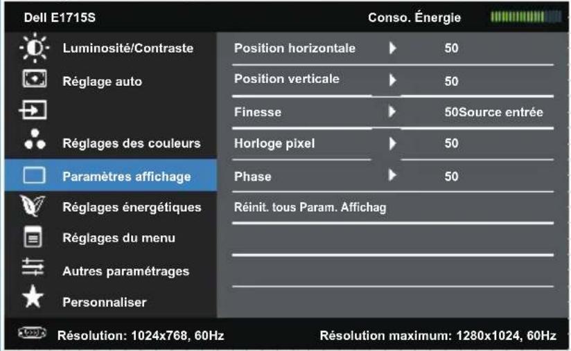 DELL E Series E1715S - Modes des préréglés - 4