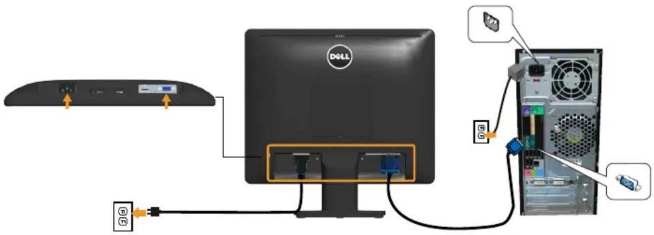 DELL E Series E1715S - ATTENTION : Avant de débuter quelque procédure que ce soit de cette section, suivez les Instructions de sécurité. - 1