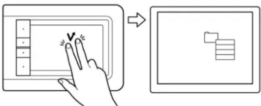 WACOM Bamboo CTH-461SE - Clic (pression d'un seul doigt) - 4