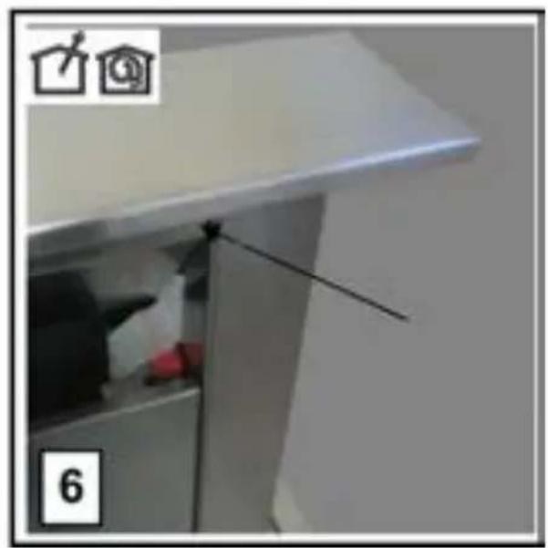 Interior view of a modern cabinet with open shelf and wall-mounted door (no visible text or symbols)