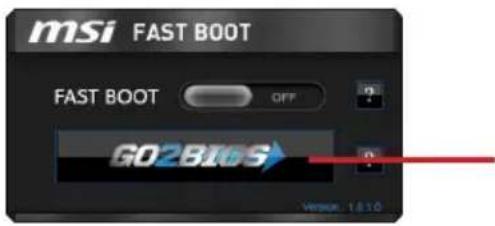 MSI FAST BOOT / FAST BOOT OFF / GO2BIOS / VERSION : 1.6.10