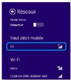 Réseaux Mode Avion Déactive Haut débit mobile XX Wi-Fi setup COM-AV-DWL-8200AF-A69