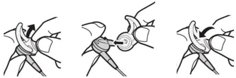 BOSE SoundTrue in-ear 64532 - Austauschen der Polsterkappen - 1