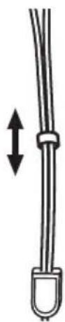 BOSE SoundTrue in-ear 64532 - Anvendelse af justeringsskyderen - 1