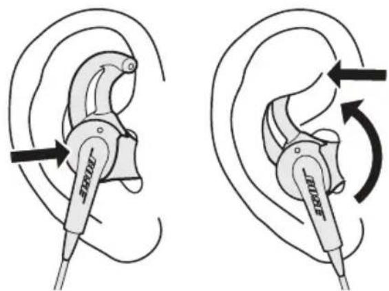 BOSE SoundTrue in-ear 64532 - ヘッドホンの耳への装着 - 2