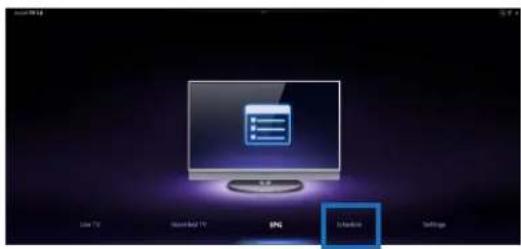 Live TV Download TV SPG Audiobox Settings