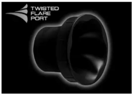 YAMAHA NS-C210BL - TWISTED FLARE PORT - 1