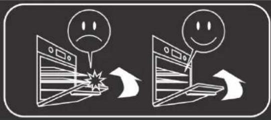 Two identical icons showing a sad face and a smiling face, each pointing at a document with arrows indicating direction or interaction.