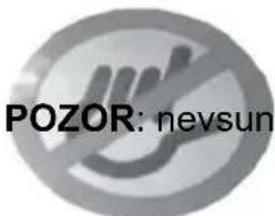 POZOR: nevsun