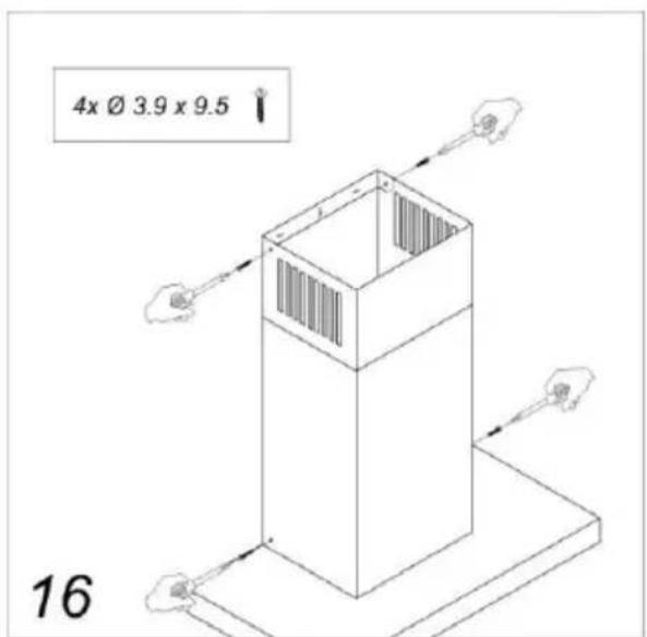 4x Ø 3.9 x 9.5 16