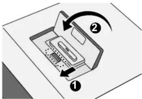 PIONEER X-CM42BTD - Chiusura della porta del connettore dell'iPod/iPhone (solo X-CM42BTD) - 1