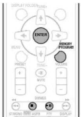 DISPLAY FOLDER/TUNE+ ENTER MENU MEMORY PROGRAM PRESET TUNE- VOLUME + MUTE - DIMMER STIMONO HORN ASFM PTY DISPLAY