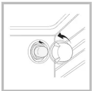 HOTPOINT UT 89 J P X/HA - Sostituire la lampadina - 1