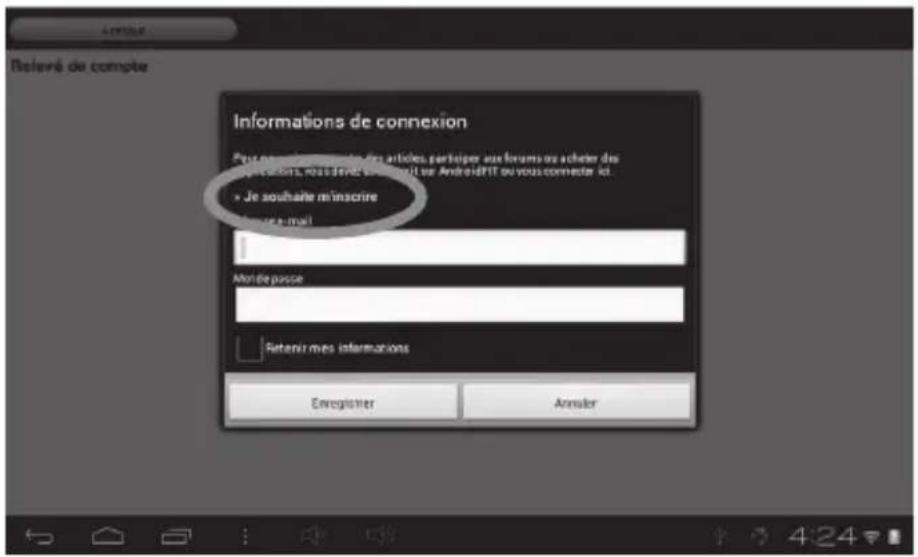 Informations de connexion Pour nos articles en 16 articles, participer aux forums en acheter des informations, possède un info il ou Androidé il ou vous connecte il. > Je souhaite m'inscrire Enregistrer Amai de passe Retent mes informations Enregistrer Annuler