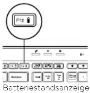 F12 Batteriestandsanzeige