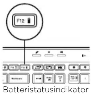 F12 Batteristatusindikator