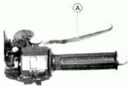 Mechanical device with labeled component (A), no visible text or symbols beyond label