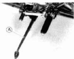 Close-up of mechanical components with labeled parts (A), no readable text or symbols present