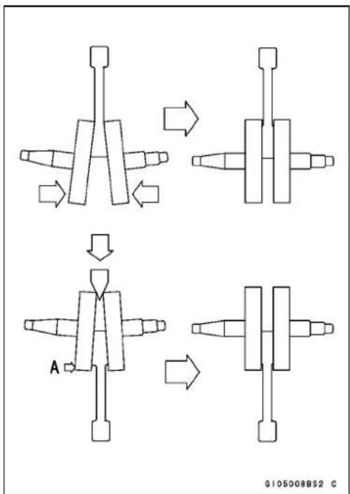 KAWASAKI KX65 (2010) - Don'thammertheflywheelatpoint"A". - 1