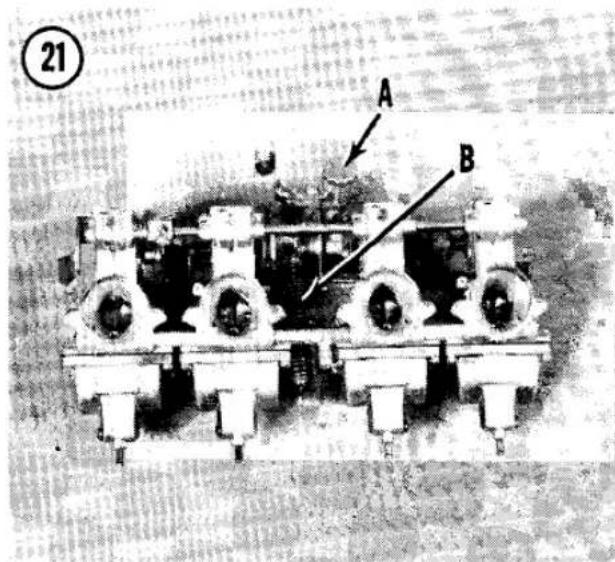 21 A B