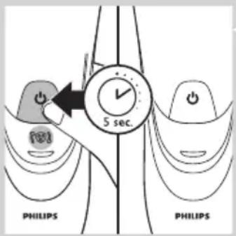 5 sec. PHILIPS PHILIPS
