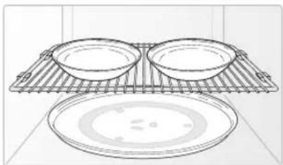 SAMSUNG ME18H704SFB - METAL SHELF - 4