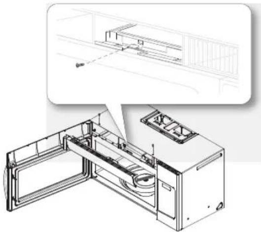 SAMSUNG ME18H704SFB - REPLACING THE OVEN LIGHT - 1