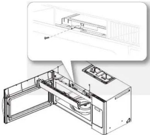 SAMSUNG ME18H704SFB - REPLACEMENT DE L'AMPOULE DE LA SURFACE DE CUISSON/VEILLEUSE - 2