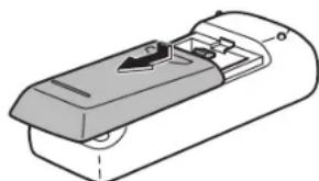 SHARP PNY555 - Vorbereitung der Fernbedienung - 1