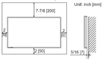 7-7/8 [200] 2 50 2 [50] Unit: inch [mm] 2 50 5/16 [7]