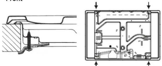 Technical cross-section diagram of a mechanical assembly showing internal components and assembly details (no text or labels)