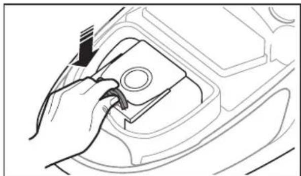 SAMSUNG SC07F30WJ - CHANGING THE DUST BAG - 5