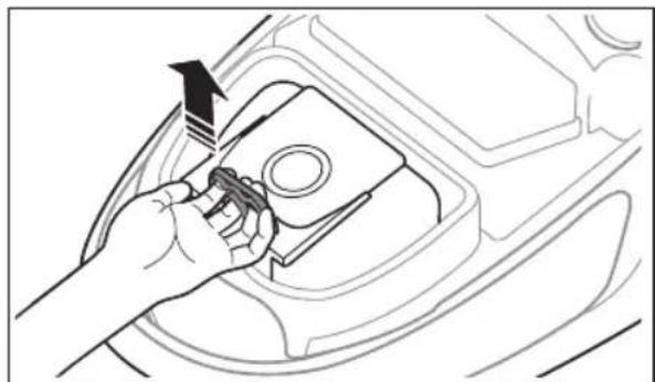 SAMSUNG SC07F30WJ - CHANGING THE DUST BAG - 3