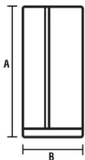 A B